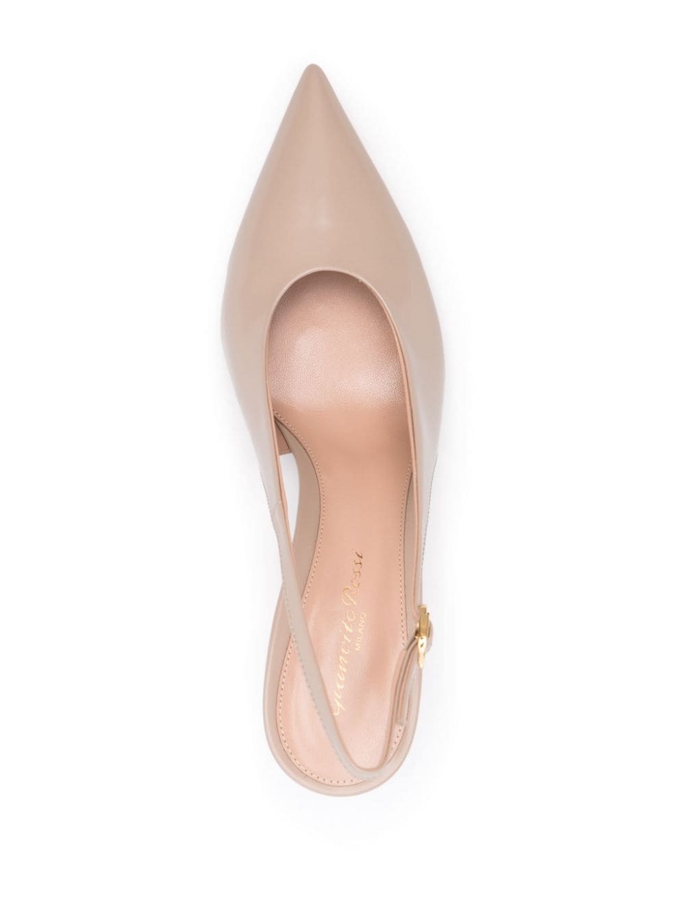 Gianvito Rossi Robbie 85 mm slingback pumps Beige