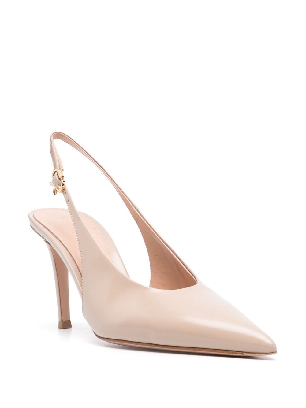 Gianvito Rossi 85mm Robbie slingback pumps - Beige