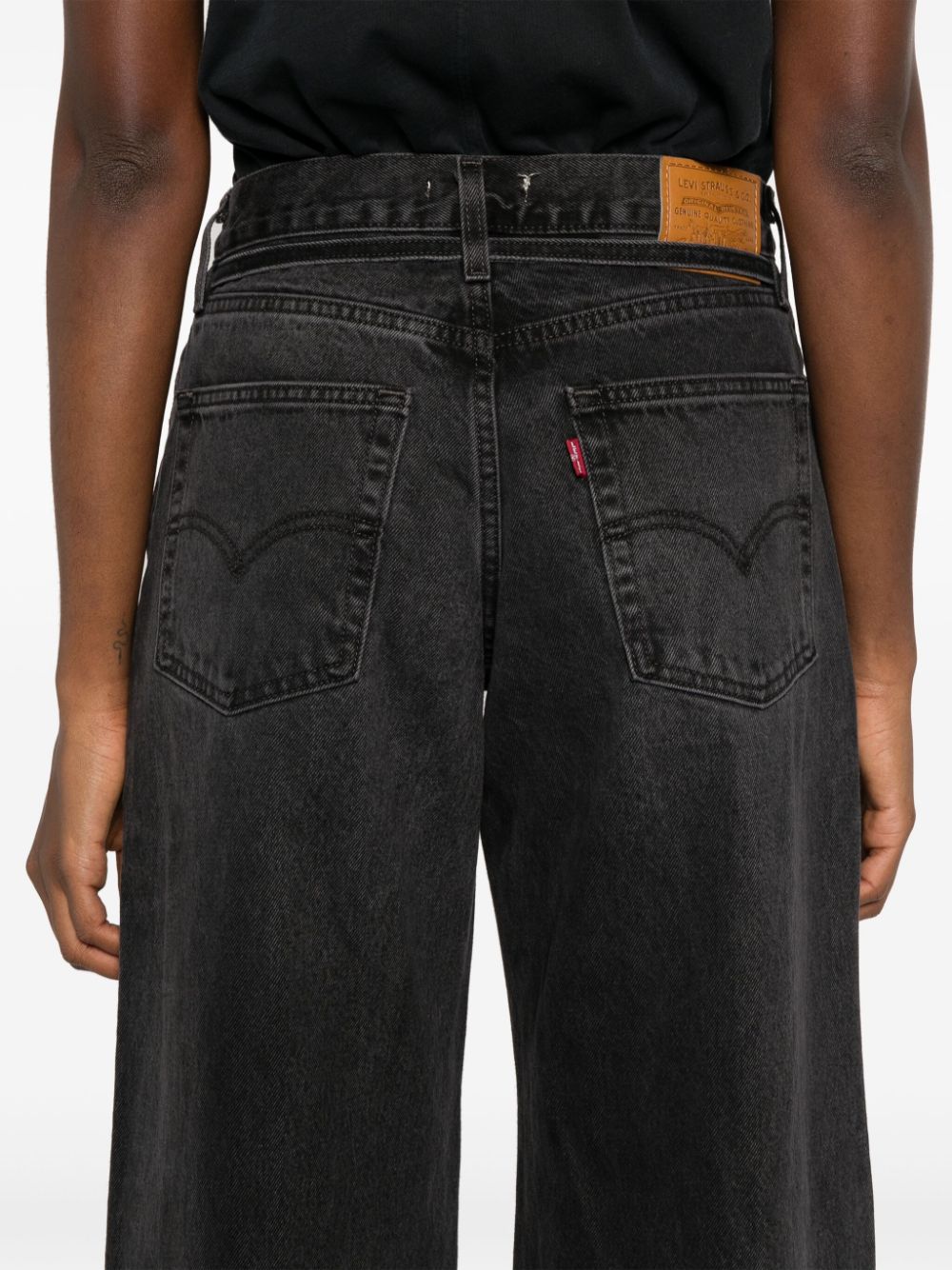 Shop Levi's Xl Straight Jeans In Black