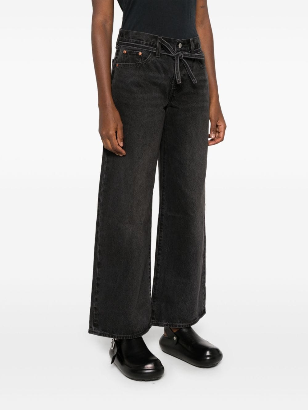 Shop Levi's Xl Straight Jeans In Black