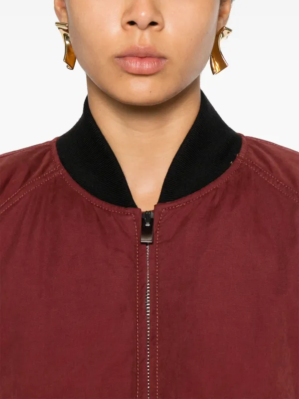 THE ANDAMANE Sierra Bomber Jacket | Red | FARFETCH
