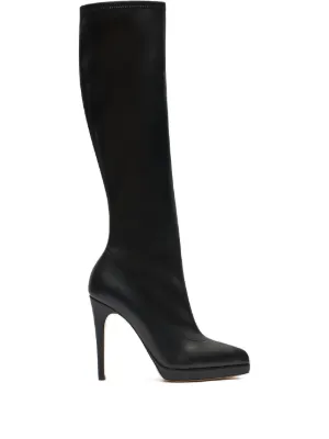 Balenciaga レザー ヒールブーツ | ブラック | FARFETCH JP