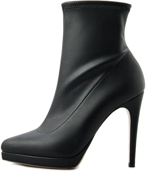 Casadei 100mm leather ankle boots