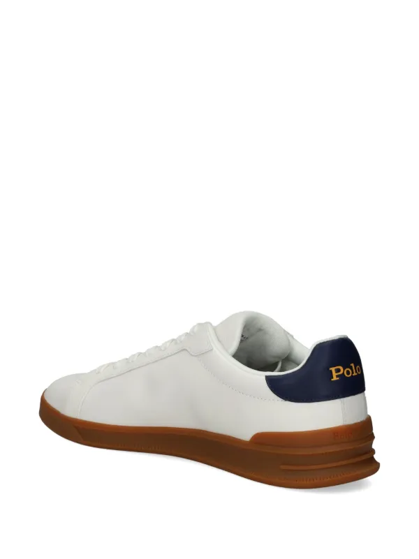 Polo Ralph Lauren Leather Sneakers | White | FARFETCH