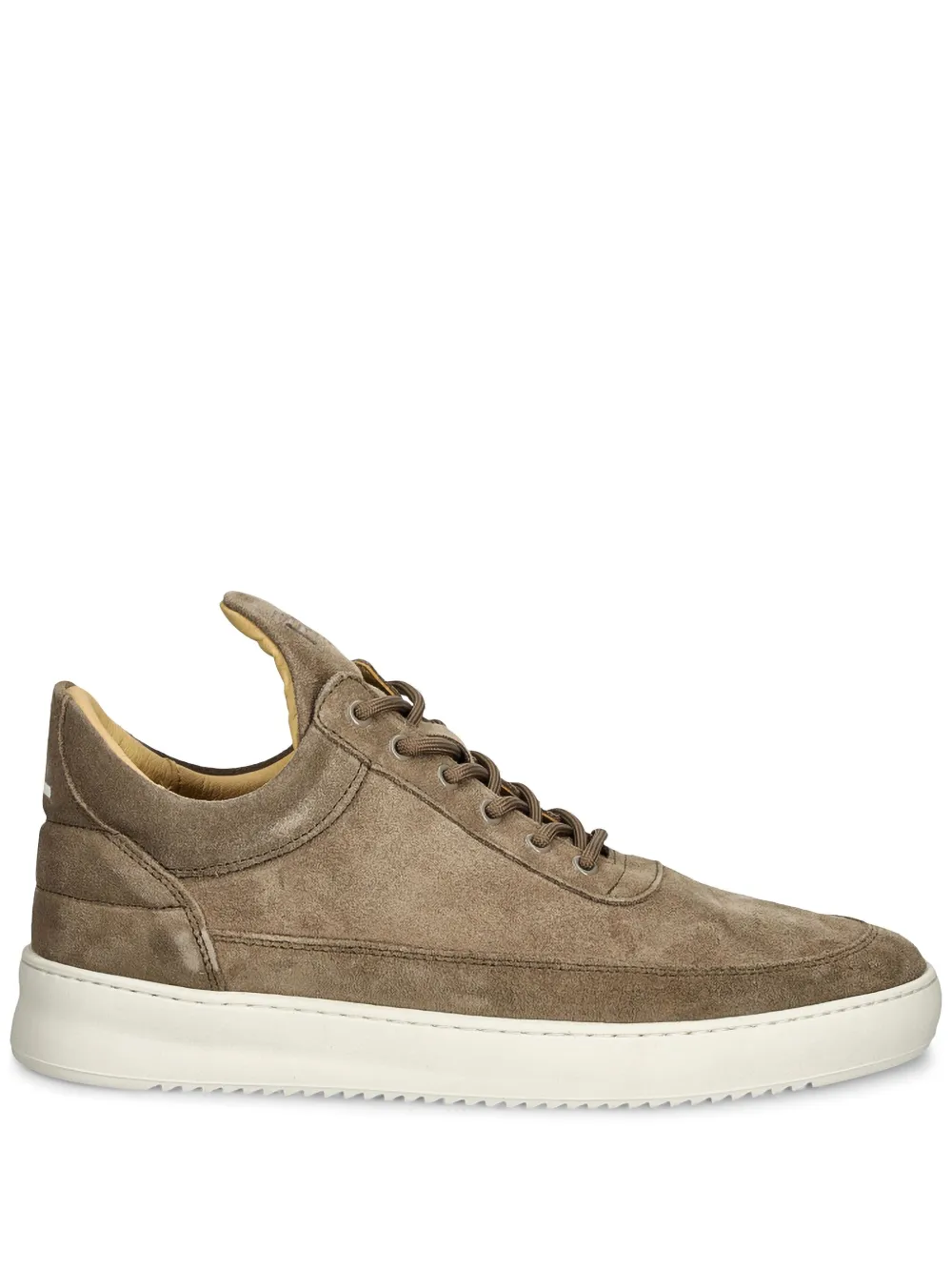 Filling pieces suede top