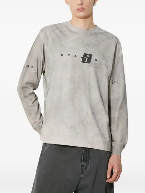 Stampd تيشيرت بأكمام طويلة وطبعة جرافيك