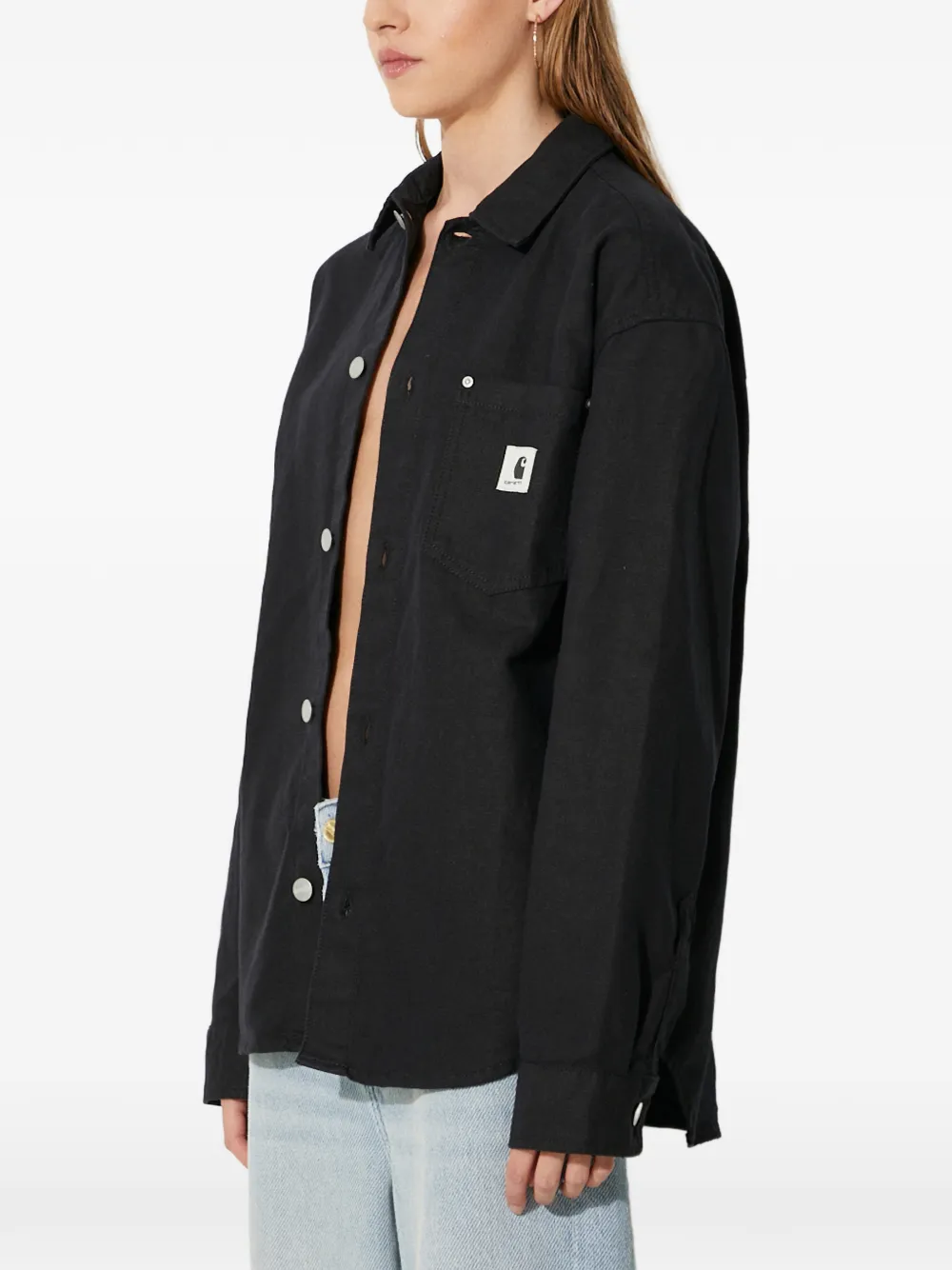  Carhartt Wip Chest-pocket Shirt - Black 