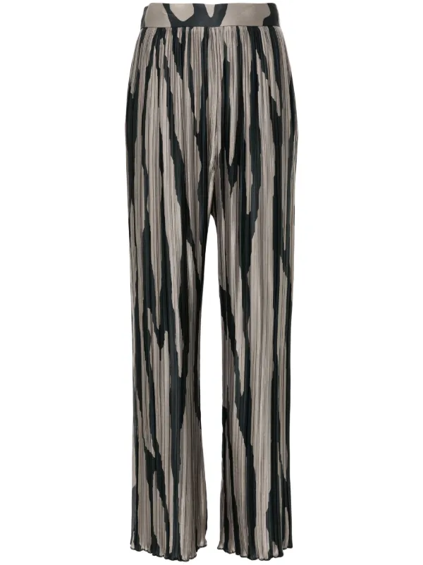 Lanvin Abstract-print Trousers in Grey