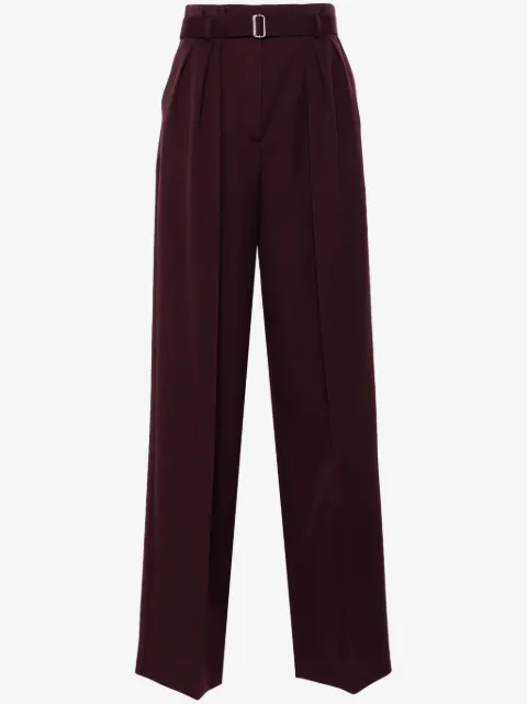 Lanvin belted pleated trousers