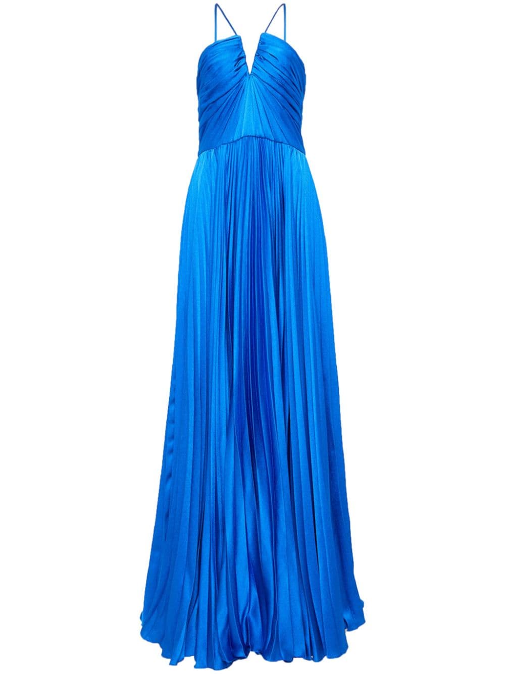 Indigo evening gown