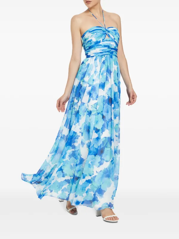 blue monique lhuillier dress A vision in blue  #moniquelhuillier