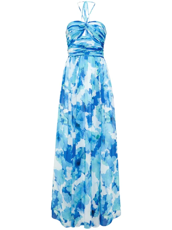 Ml Monique Lhuillier Emilia Maxi Dress | Blue | FARFETCH NO Ml Monique Lhuillier Emilia Maxi Dress | Blue | FARFETCH NO