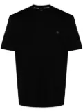 BOSS logo-appliqué t-shirt - Black