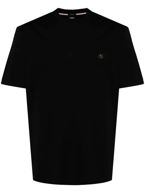 BOSS logo-appliqué t-shirt