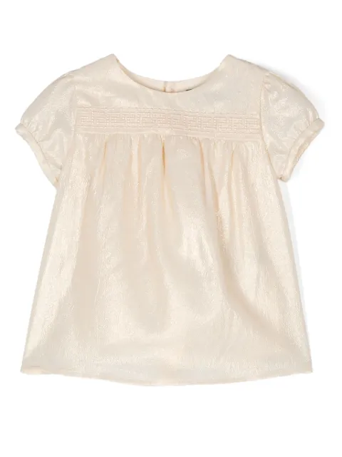 Versace Kids Greca-detailing dress