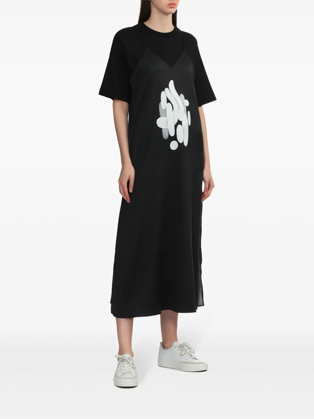 Enföld Jurk met print - Blauw