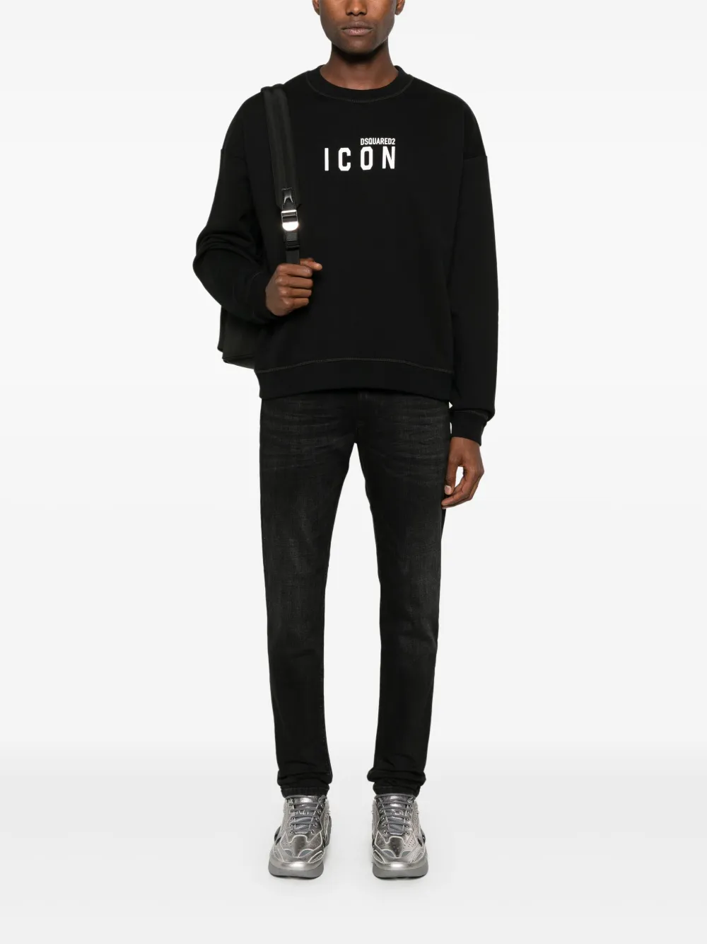 DSQUARED2 Icon sweater - Zwart