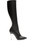 Casadei 100mm Blade to the Knee boots - Black