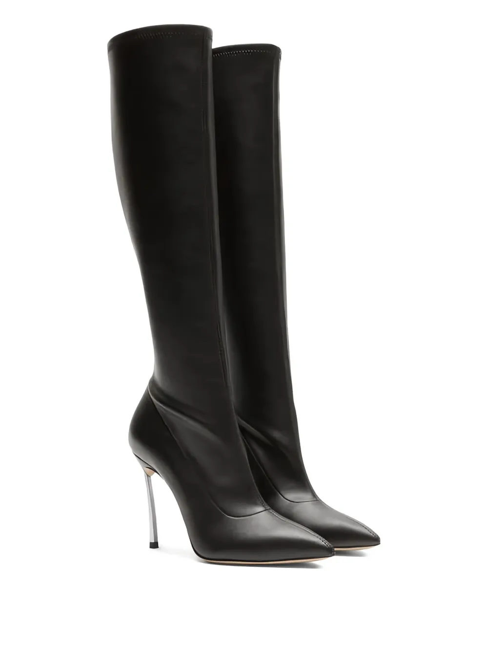 Casadei 100mm Blade to the Knee boots Zwart