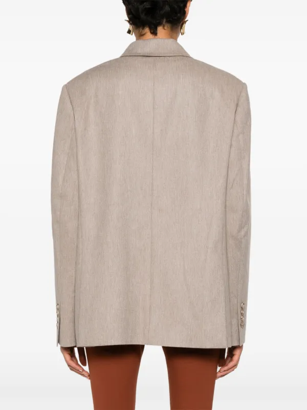 ジャケット THE ANDAMANE 'Pixie' blazer (T163007ATNV115 SANDMELANGE) THE ANDAMANE Pixie Blazer | Brown | FARFETCH
