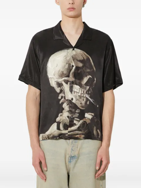 Stampd skull-print shirt