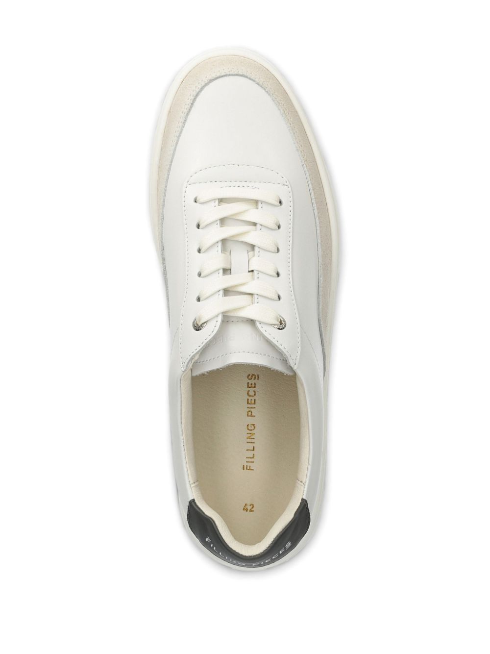 Filling Pieces suede sneakers White