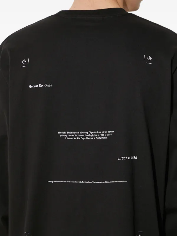 Stampd スカルプリント ロングTシャツ | ブラック | FARFETCH JP