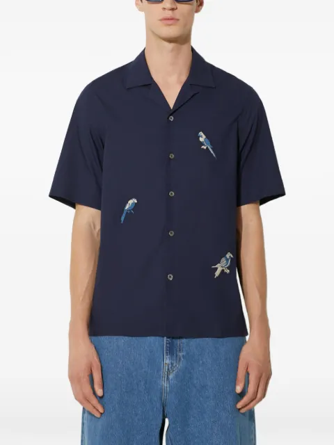 Paul Smith camisa con bordado de pájaro