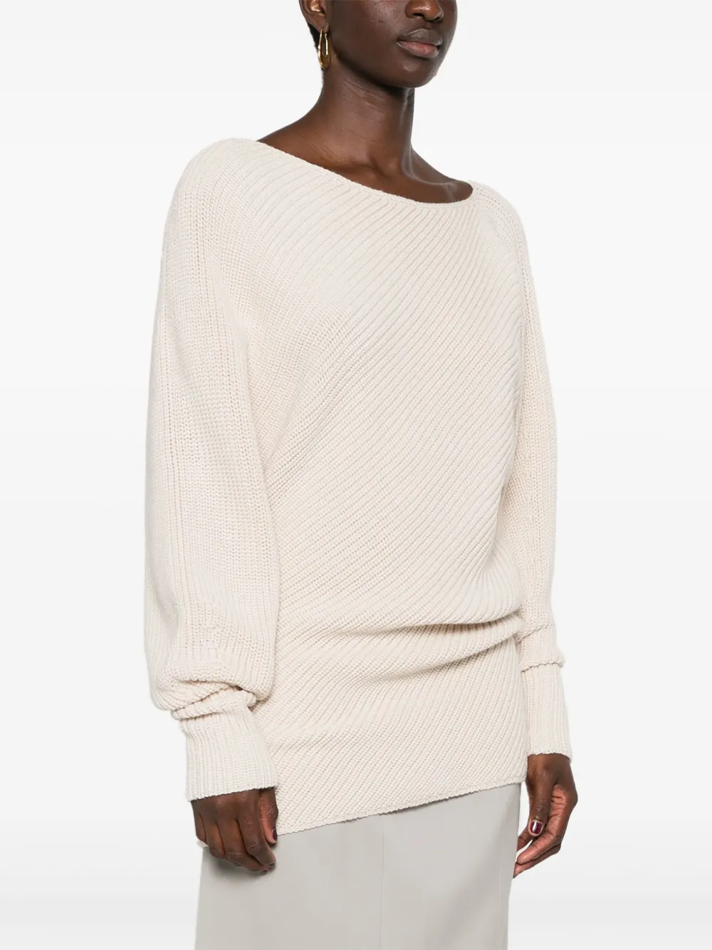 PHILOSOPHY DI LORENZO SERAFINI ASYMMETRIC SWEATER
