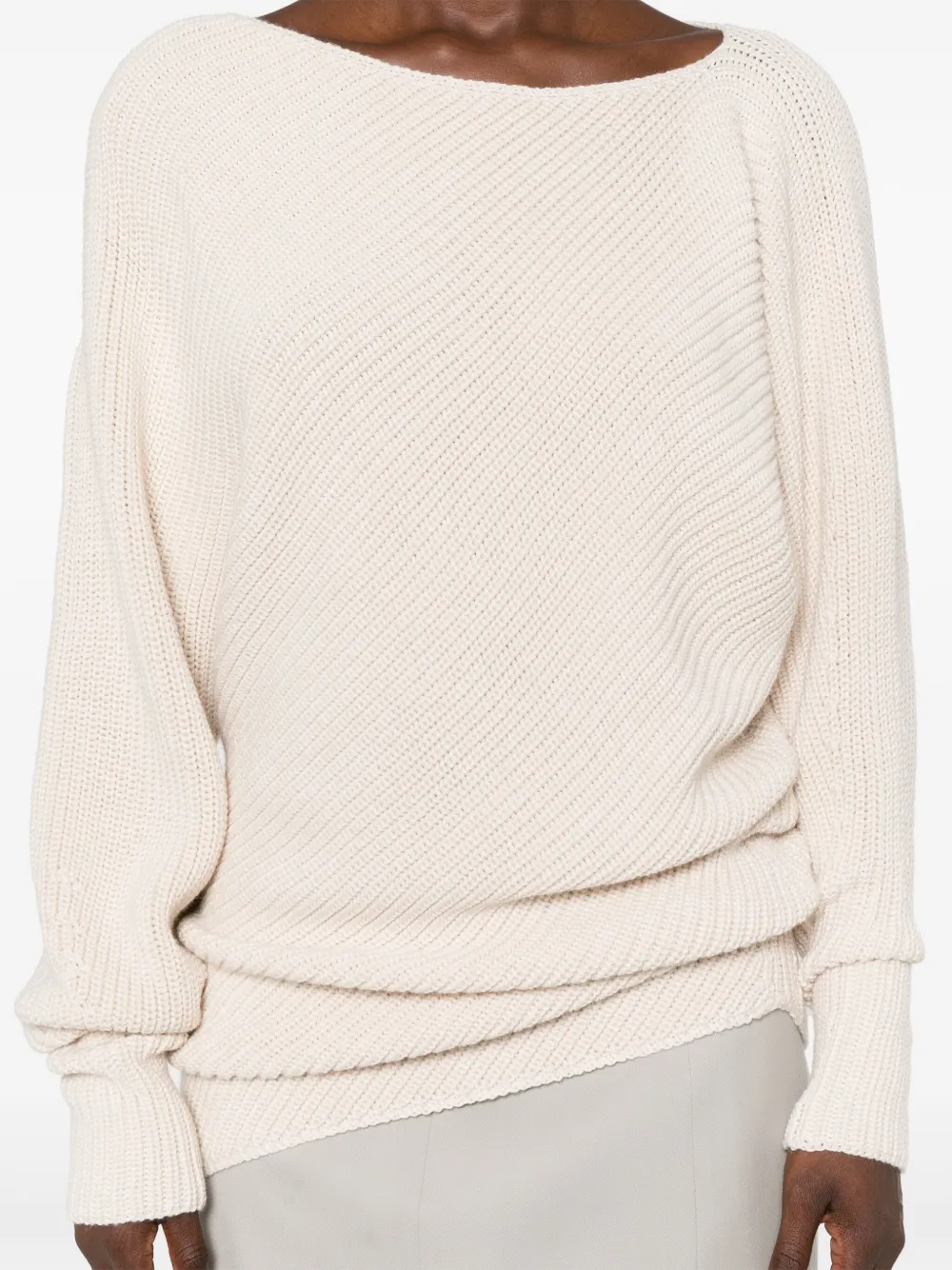 PHILOSOPHY DI LORENZO SERAFINI ASYMMETRIC SWEATER