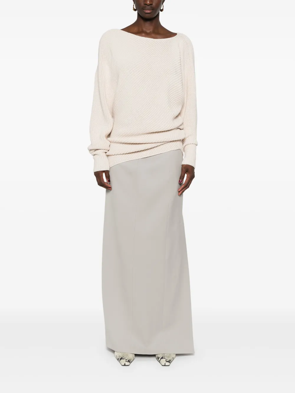 PHILOSOPHY DI LORENZO SERAFINI ASYMMETRIC SWEATER