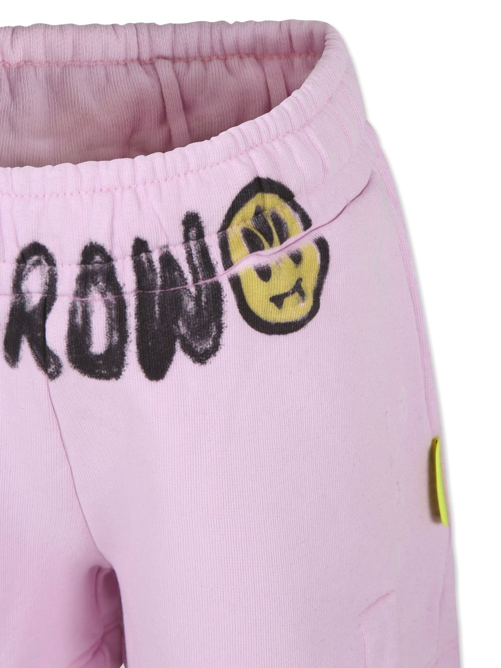 Barrow kids Shorts met logoprint Roze