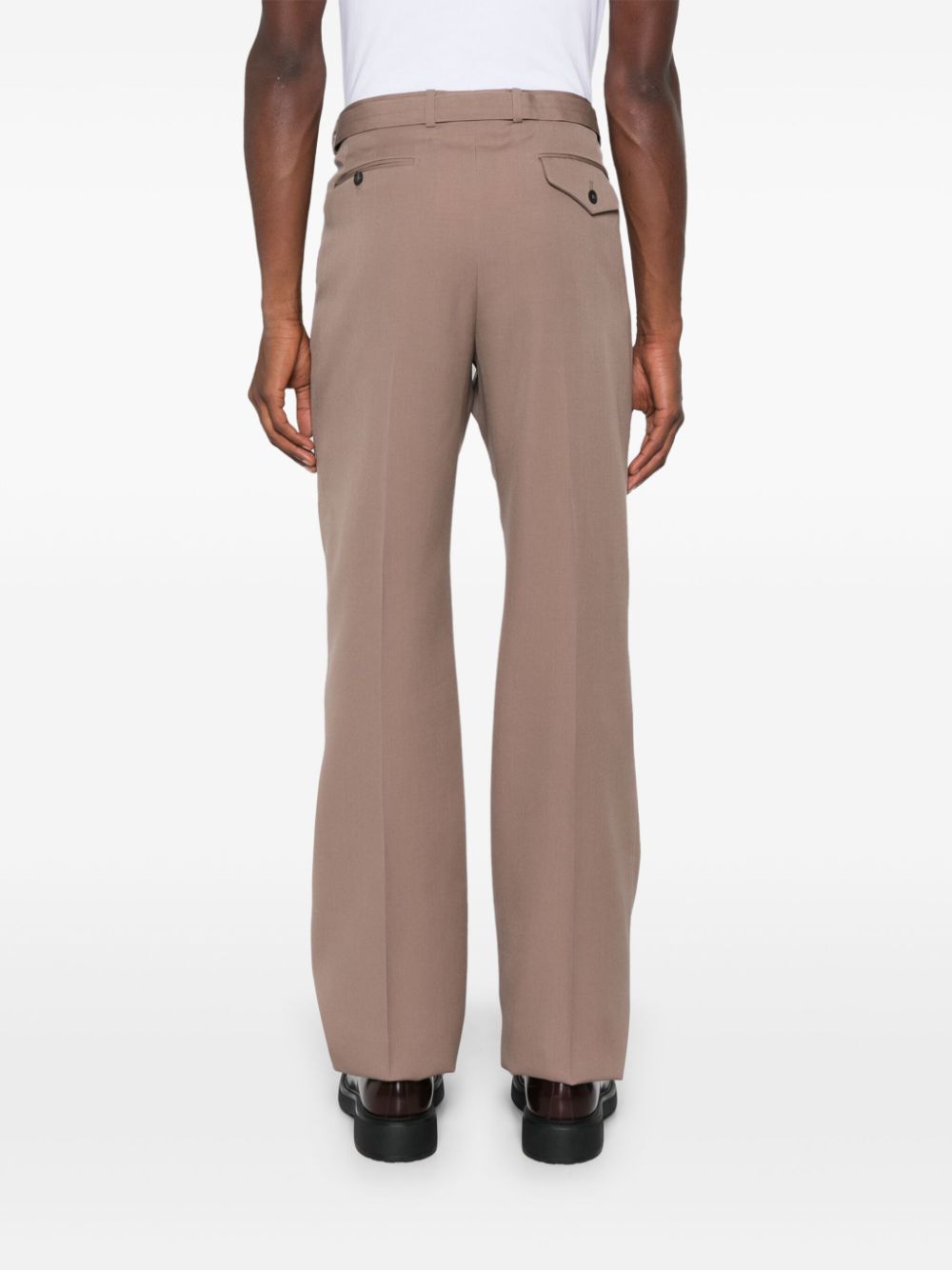 Lanvin belted tailored trousers Men