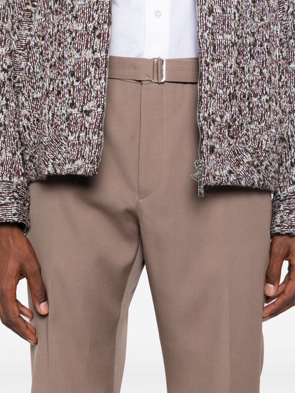 Lanvin belted tailored trousers Men