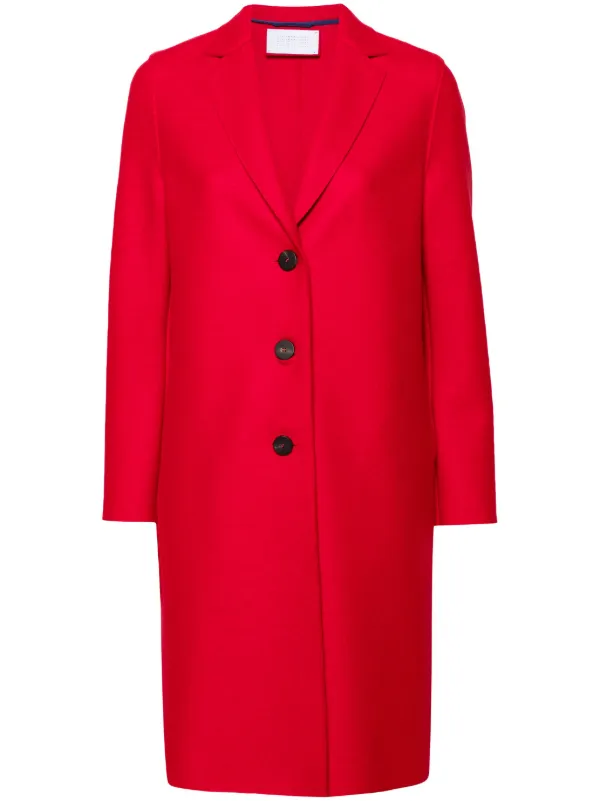 Harris Wharf London ウール コート | レッド | FARFETCH JP
