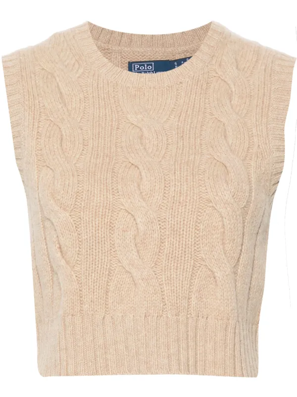 Two Piece Cable Knit Sweater