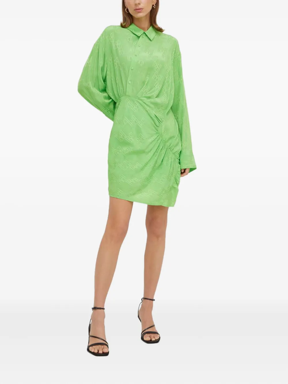 HERSKIND Mini-jurk met patroon - Groen