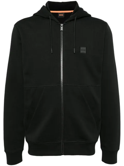 BOSS hoodie con parche del logo