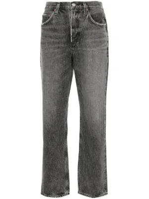 TOTEME Twisted Seam straight-leg Jeans | Grey | FARFETCH SG