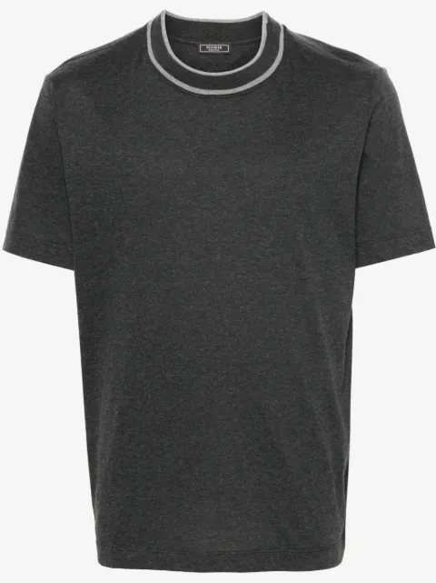 Peserico contrasting-collar T-shirt