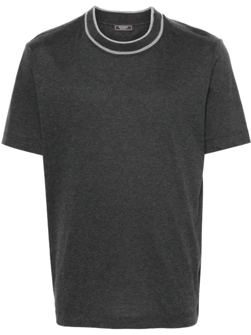 T-shirt à col contrastant - Peserico - Modalova
