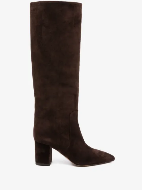 Paris Texas bottines Anja à bout pointu en daim