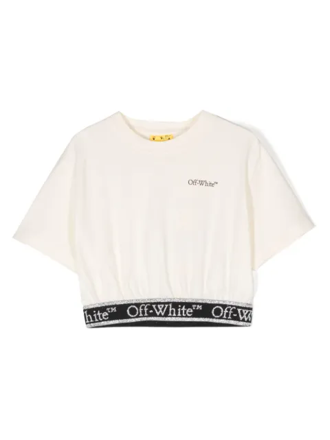 Off-White Kids logo-underband T-shirt