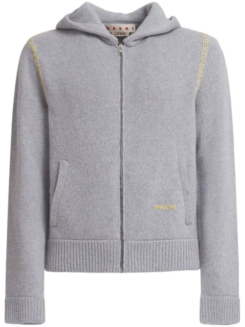 Cardigan à logo brodé - Marni - Modalova