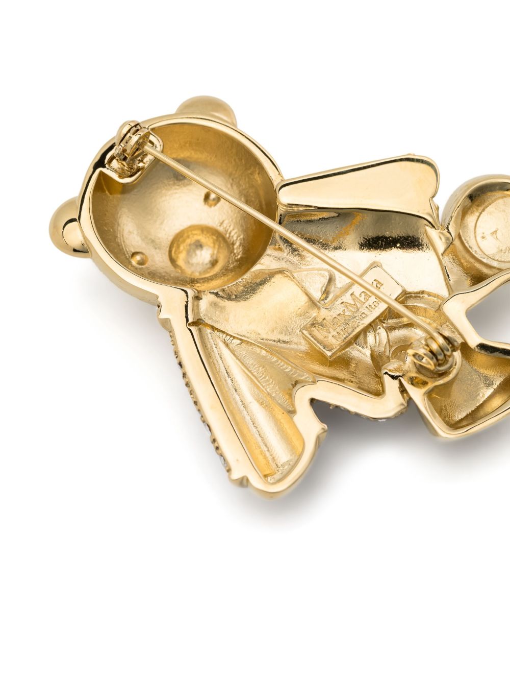 Max Mara teddy bear metal brooch Women