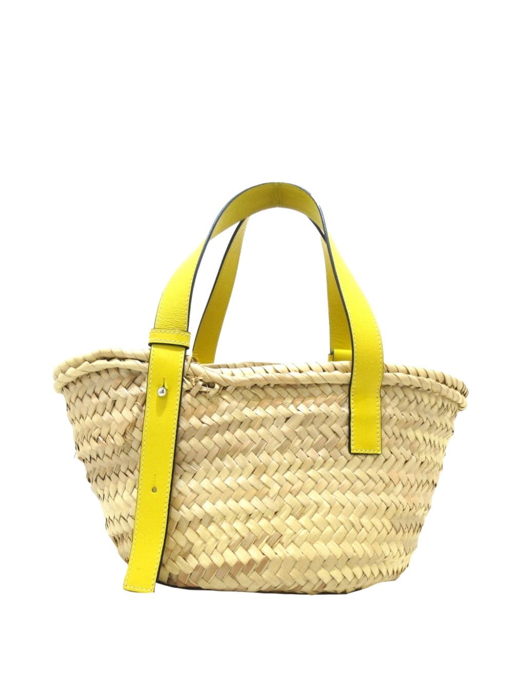 Loewe Pre-Owned 2010-present Small Raffia Basket tote bag - Bruin