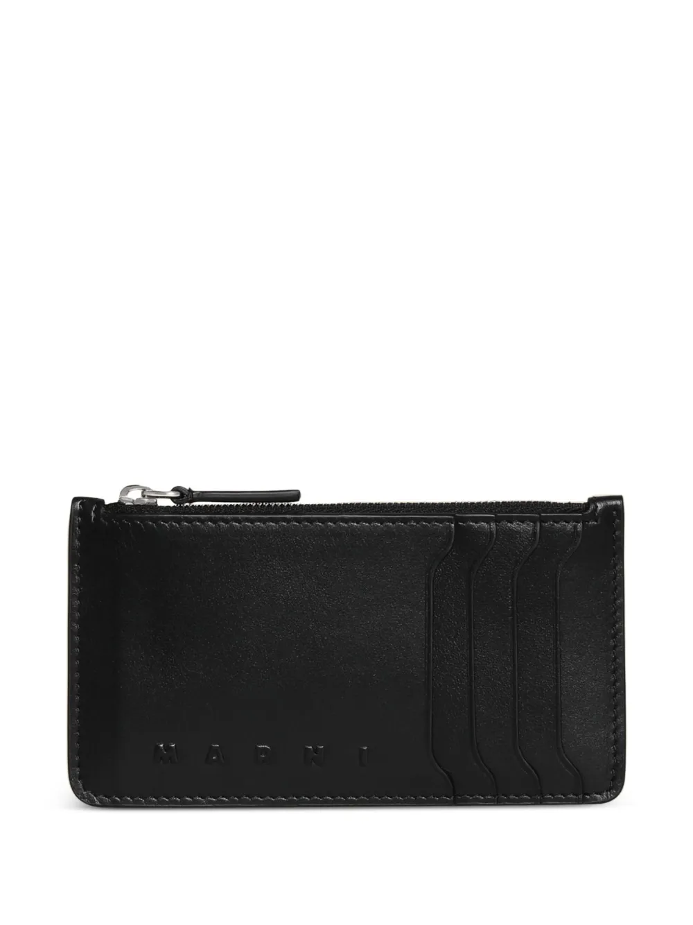 Marni tarjetero con logo en relieve | negro | Image 1