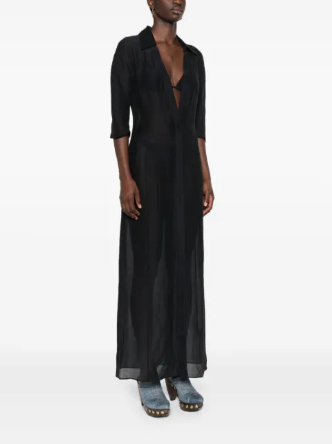 Givenchy 4G-embroidered maxi dress BW223315LV - 2