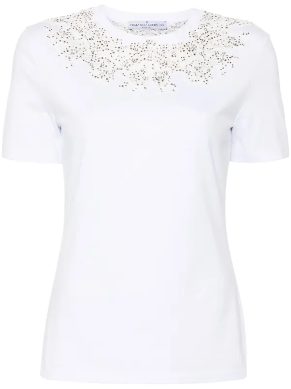 Tシャツ・カットソー ERMANNO SCERVINO Women Tops D462K405 FKE 10602 White 24405613_54522681_600.jpg