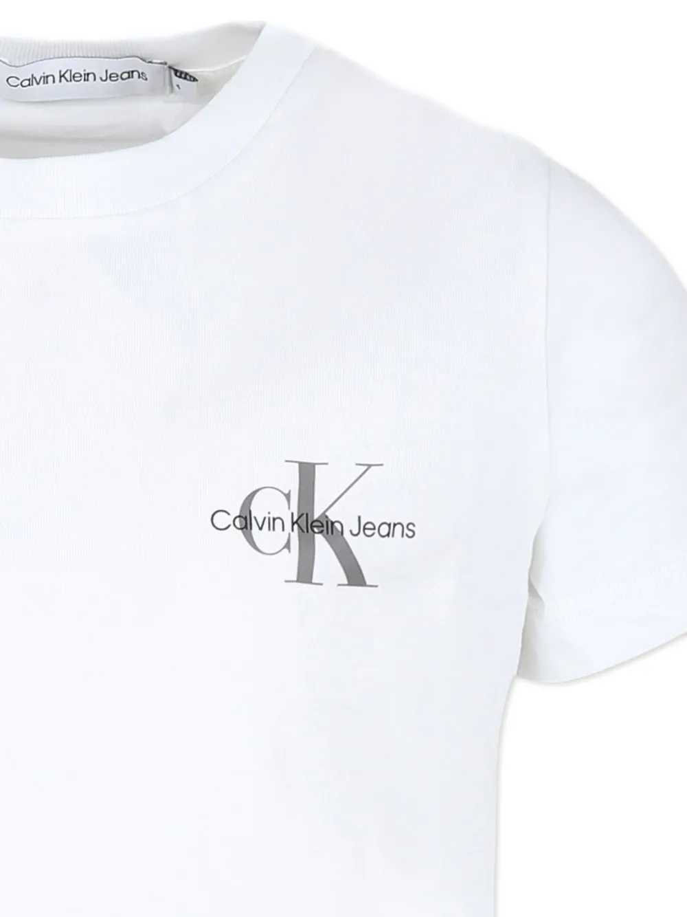 Calvin Klein Kids T-shirt met logoprint Wit